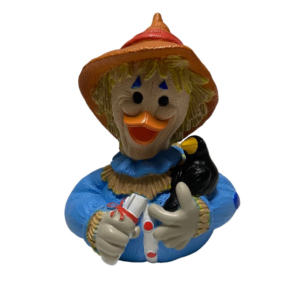 Celebriducks Scarecrow Vintage Wizard of Oz First Edition 2006 Retired Duck